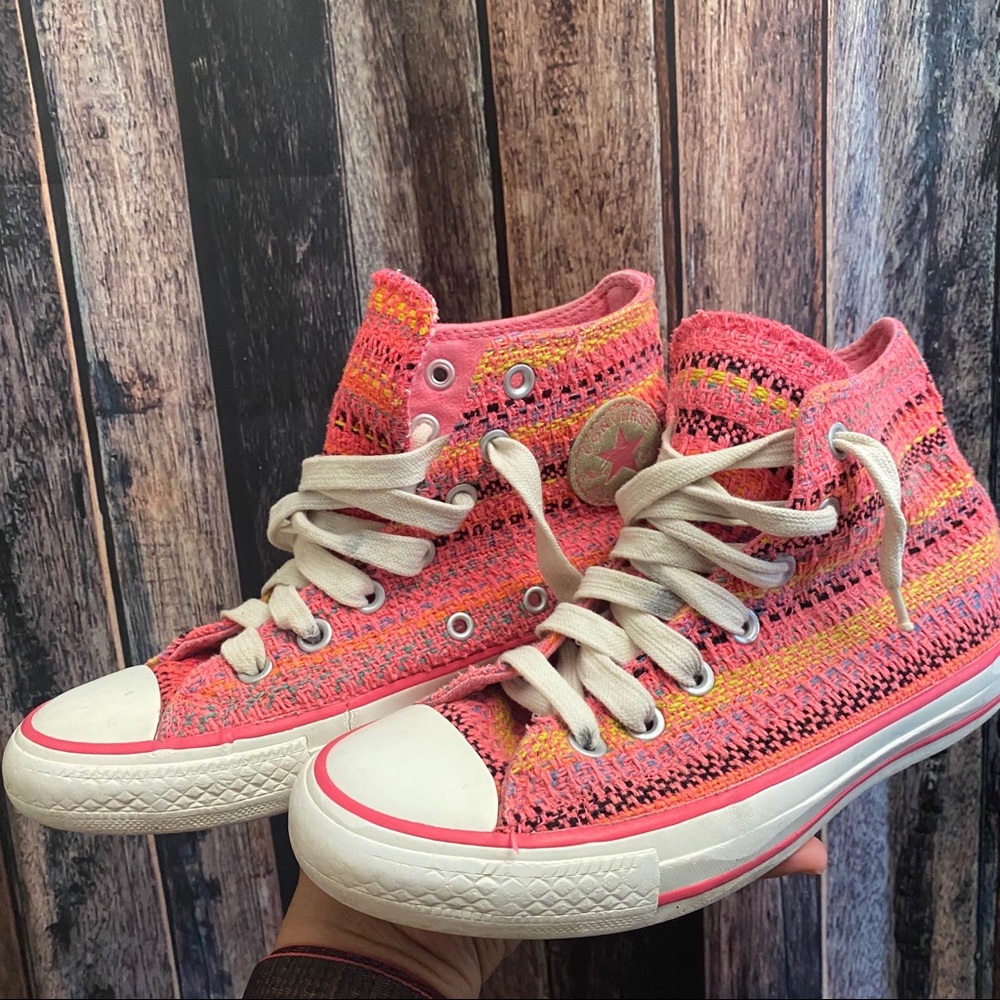 Converse Knit height top shoes. Youth size 4